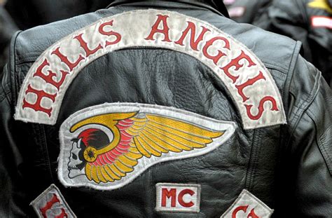 The "Death's Head" logo of the Hells Angels motorcycle club. | Download ...