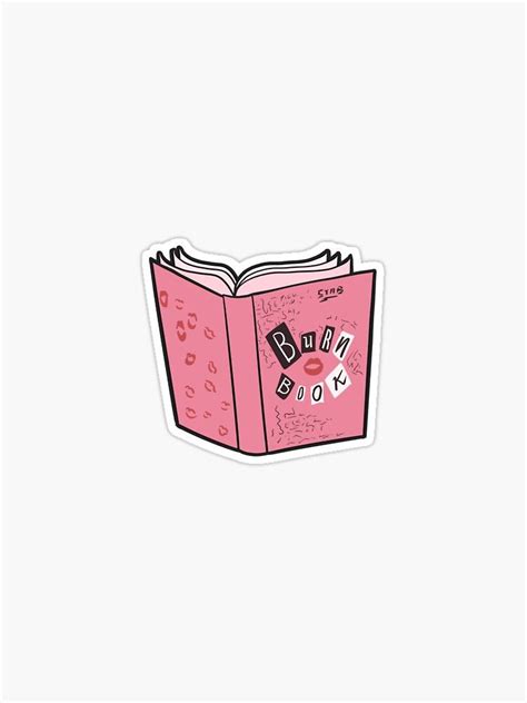 "Mean Girls - Burn Book" Sticker by MysticalBabe | Redbubble Tumblr ...