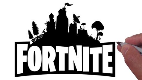 How To Draw Easy Fortnite Logo | Images and Photos finder