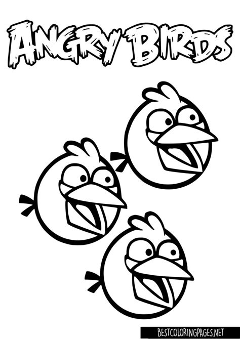 Angry Birds Seasons Coloring Pages - Free printable coloring pages