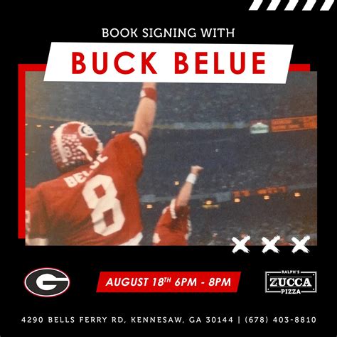 Buck Belue Book SIgning — Ralph's Zucca Pizza