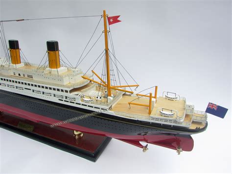 Wooden Model Ship RMS Majestic