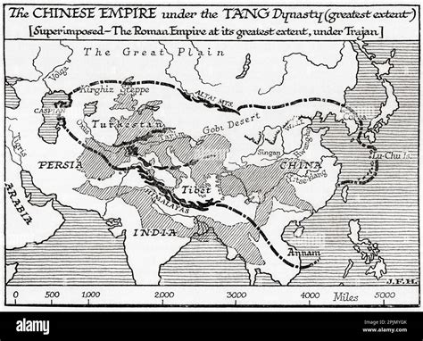 Location On Map Of Tang Dynasty