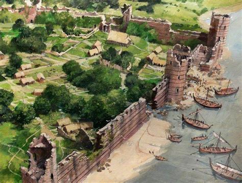 886 AD. Anglo-Saxon London. Site of Tower | Tower of london, Art uk ...