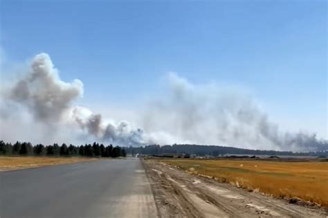 Wildfire, high winds prompt evacuation of Washington town of Medical Lake