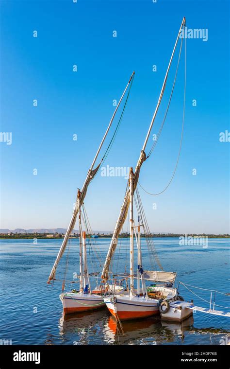 nile river, felucca, nile, nile rivers, feluccas Stock Photo - Alamy