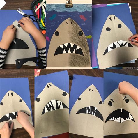 Little Sharks, from some hardworking lil #kindergartners! Thanks ...