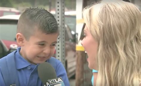 The Reporter Who Made That Little Boy Cry On His First Day Of School ...