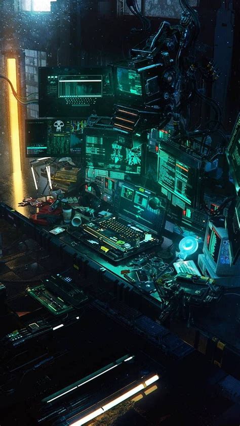 Cyberpunk Ideas, Hacker Room HD phone wallpaper | Pxfuel