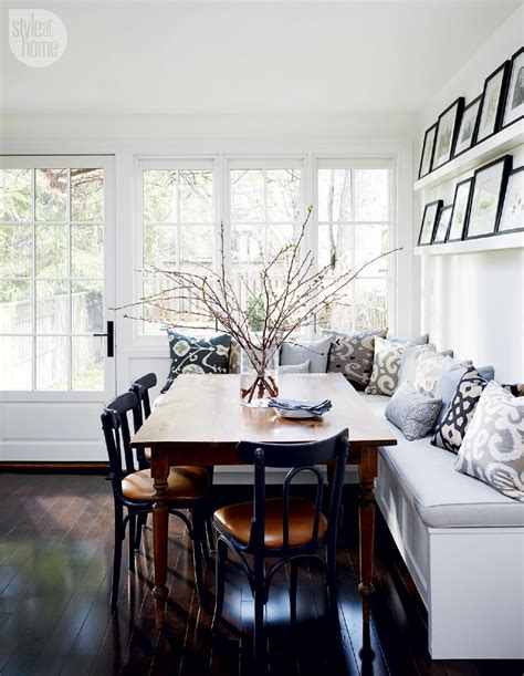 80+ Built In Kitchen Banquette Ideas 57 | Dining room design, Dining ...