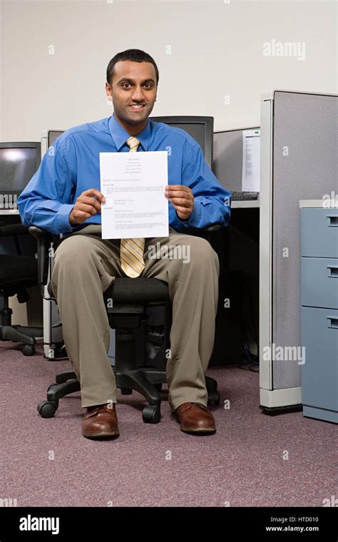 Man with his resume Stock Photo - Alamy