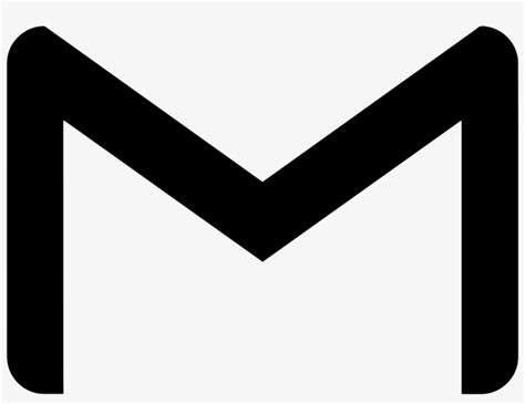 Gmail Comments - Google Mail Logo Black And White - Free Transparent ...