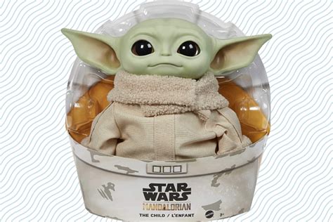 Snuggle up to this shockingly lifelike Baby Yoda plush