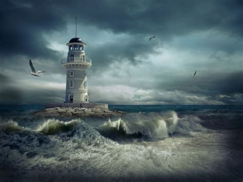 Lighthouse Wallpaper Storm