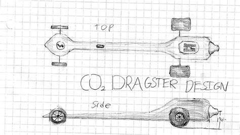 CO2 dragster car sketch by Fin-Infinite on DeviantArt