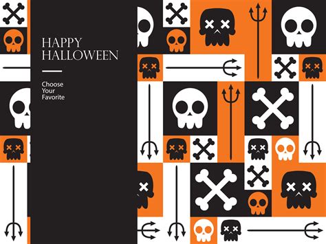 halloween happy vector element horror october cartoon evil haunted ...