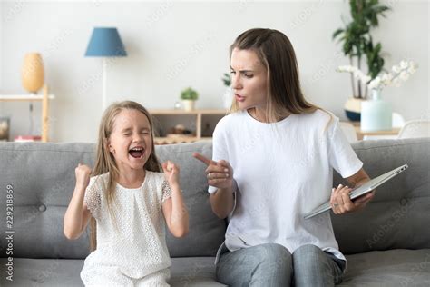 Woman Yelling At Child