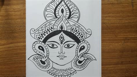 Durga Maa Ka Photo Drawing ~ Durga Devi Maa Bhavani | Bodewasude