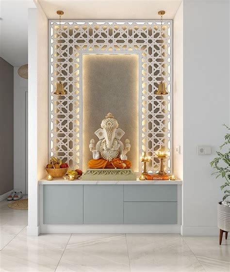 Mandir Design For Home - Small Pooja Room Designs In Apartments ...