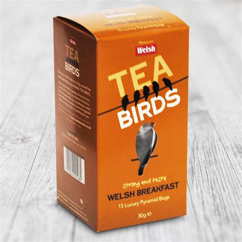 Welsh Tea Birds – 15 Green Tea, Mango and Bergamot - Welsh Brew Tea