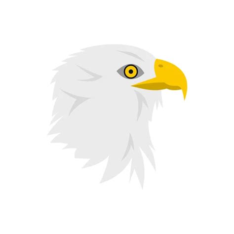 Front view of a bald eagle | Eagle Head Vector - Front View Cartoon ...