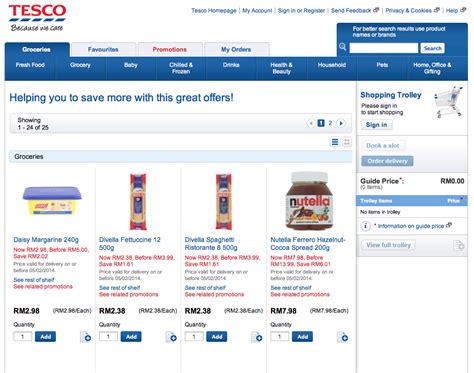 Sign In Tesco Online Shopping - Tabitomo