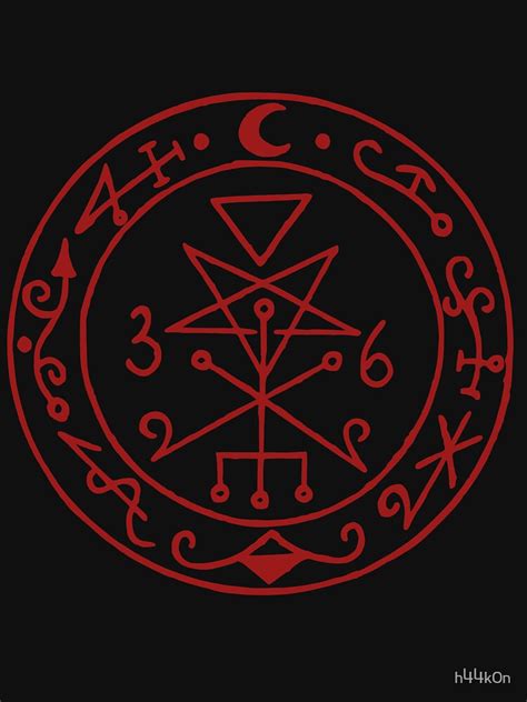 "Seal of Lilith Demonic Esoteric Sigil Dark Magic Occult" T-shirt by ...