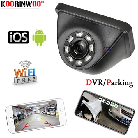 Koorinwoo WIFI Parking Car Camera Night Vision 8 Trunk Car Front / Rear ...