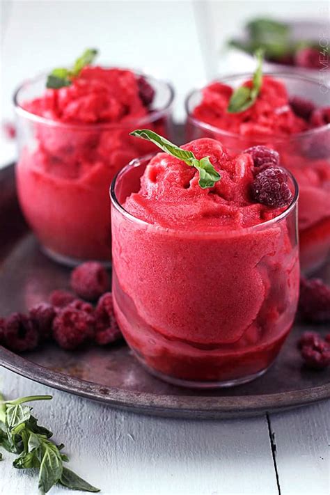 Raspberry Sorbet | Creme De La Crumb