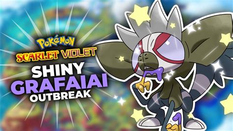 Shiny Grafaiai (Outbreak) in Pokemon Scarlet & Violet - YouTube