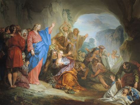 The Resurrection of Lazarus by Nicolas Bertin – Credo of the Catholic Laity