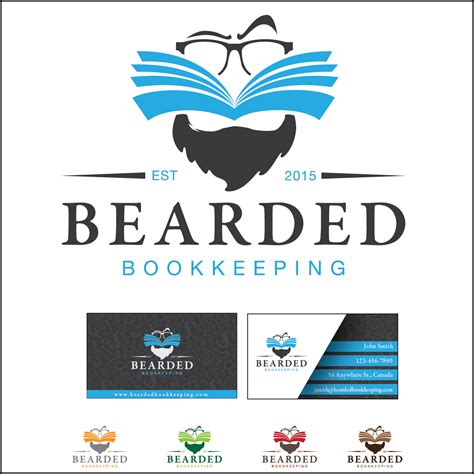 Modern, Professional, Bookkeeper Logo Design for Bearded Bookkeeping by ...