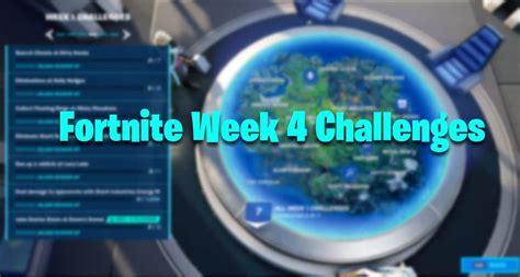 Fortnite Chapter 2 Season 4 Week 4 Challenges Available - Fortnite Insider