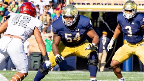 Notre Dame Lineman Blake Fisher Is Poised For A Breakout Season ...