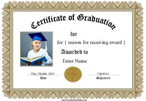 FREE 2024 Graduation Certificate Templates | Edit Online