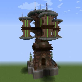 Sci-Fi Building - Blueprints for MineCraft Houses, Castles, Towers, and ...