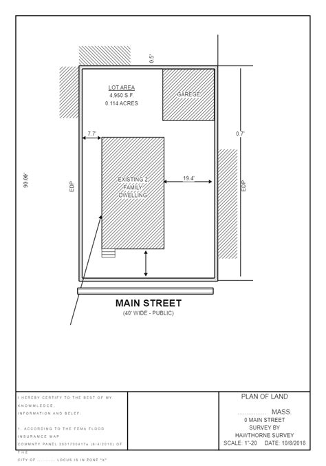 Plot Plan Example | EdrawMax Free Editable Printable