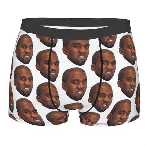 Sexy-Funny-Kanye-West-Meme-Boxers-Shorts-Underpants-Male-Stretch-Rapper ...