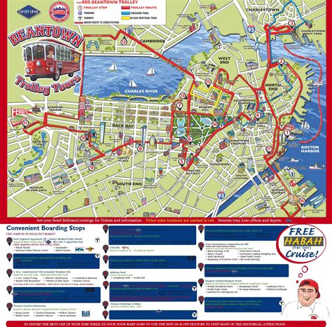 Boston168_Beantown-Trolley-Map.jpg (2472×2436) | Bus route map, Route ...