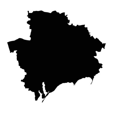 Premium Vector | Zaporizhzhia oblast map province of ukraine vector ...