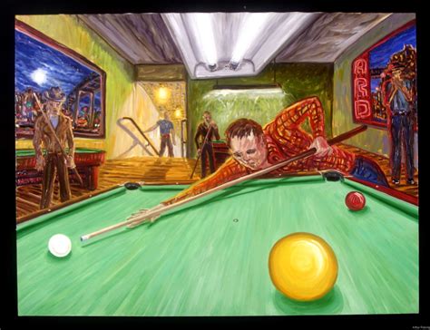 POOL and BILLIARD PAINTINGS - ArthurRobins.com...RevelationFineArt.com ...