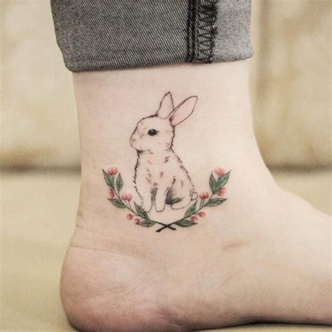 Bunny tattoo | Bunny tattoos, Cute animal tattoos, Small rabbit tattoo