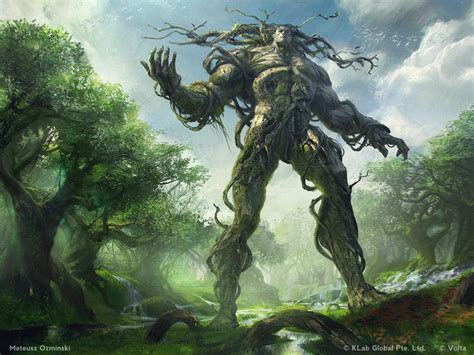 "Forest God" by Mateusz Ozminski (artozi) | #Fantasy #Elemental #Giants ...