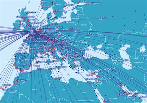 British Airways Europe Route Map ~ GOOGLESAIL