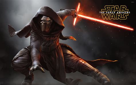 Kylo Ren with a lightsaber - Star Wars: The Force Awakens wallpaper ...