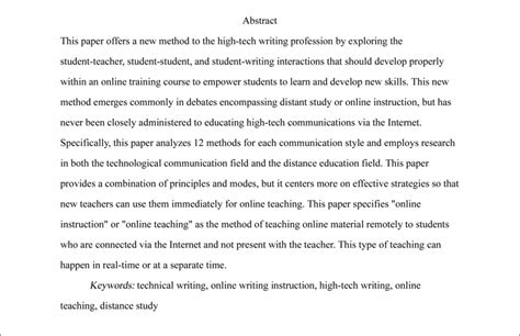 Format the Abstract Page in APA Style, 6th Edition - Owlcation