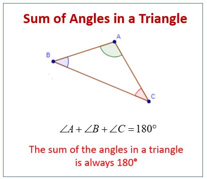 Sum Of Interior Angles A Triangle Worksheet Pdf | Brokeasshome.com