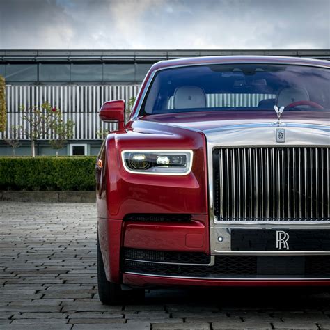 One-Off Red Rolls Royce Phantom Has Crystal Particles Fused In Its ...