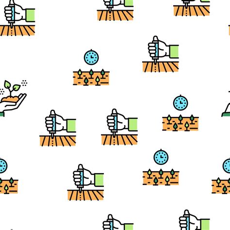 Sowing Agricultural Vector Seamless Pattern 10142591 Vector Art at Vecteezy