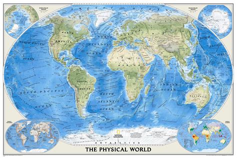 The Physical World Map - Zip Code Map